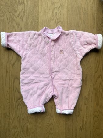 Rosa Baby Overall, 0-3 Monate