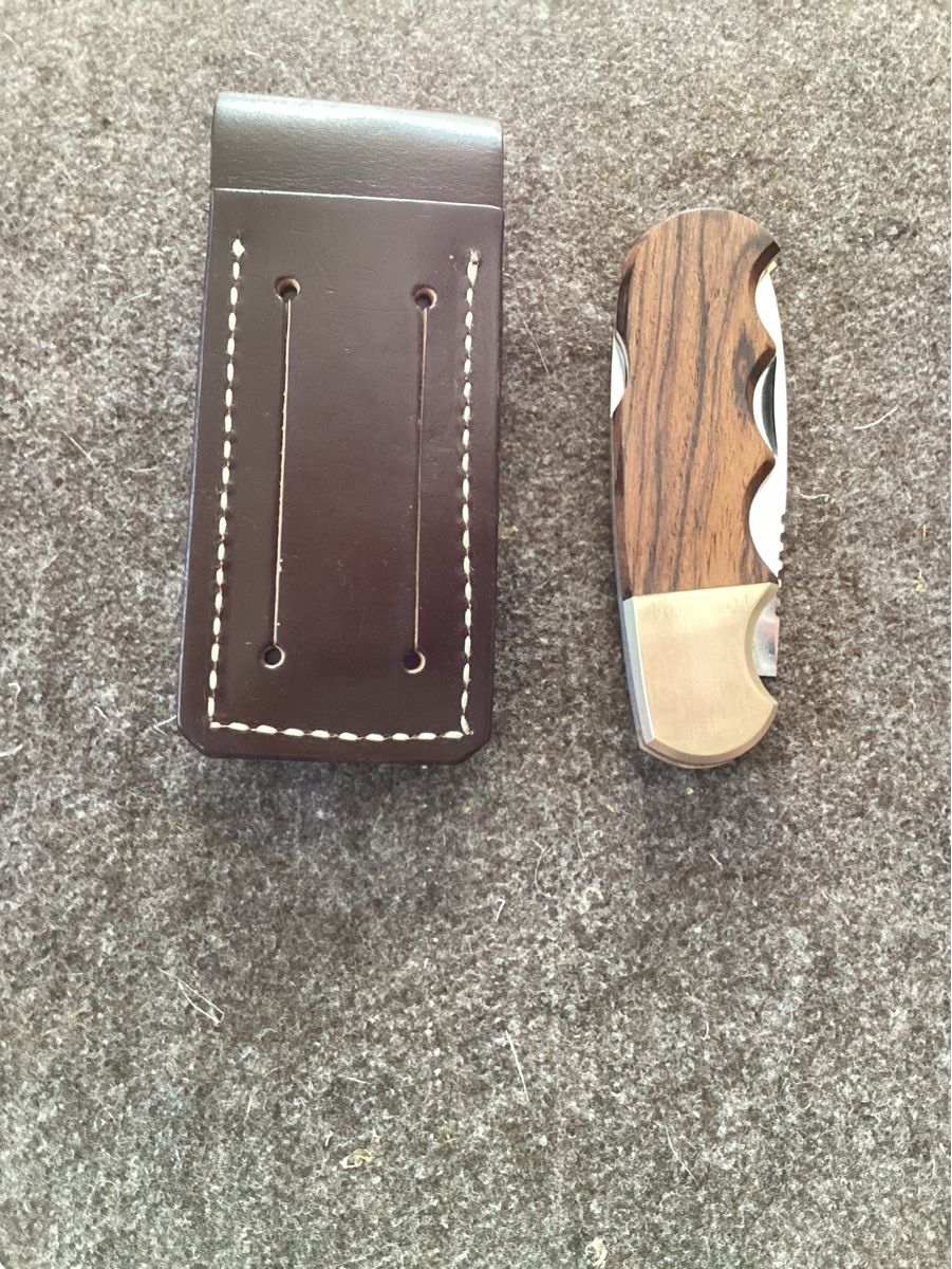 Gerber Accessori: Gerber Klappmesser mit Lederetui NEU! – Nuovo (secondo la descrizione) da Lenzburg venduto da dbr_hf8w 1
