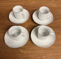Feine Moccatassen, 4er Set, Porzellan Istanbul, Vintage! ...