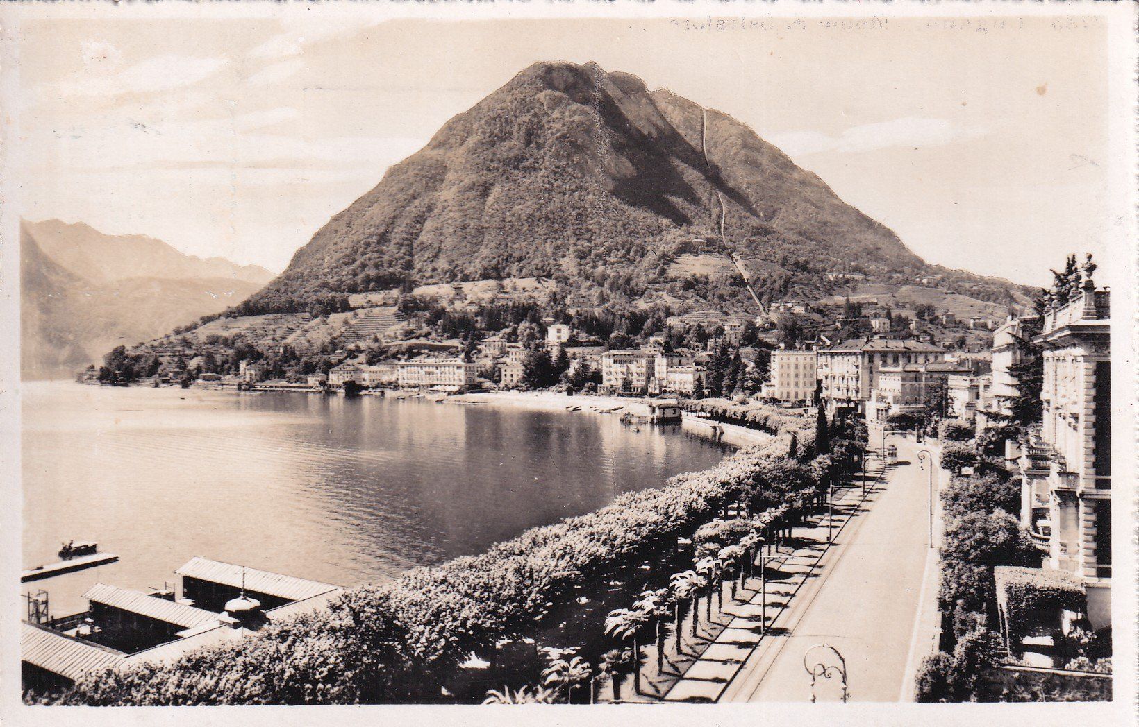 Ansichtskarten: Lugano Monte S. Salvatore – Gebraucht aus Cormoret von Pascalll2001