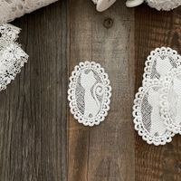 Applikationen Spitze - 3 Stück - Shabby Chic