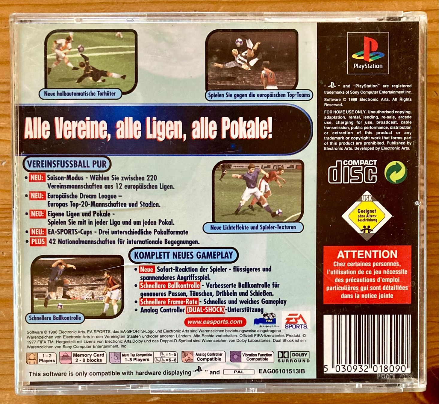 Sony Giochi: FIFA 99 - PS1 – Usato da Zürich venduto da Djmotionch 3