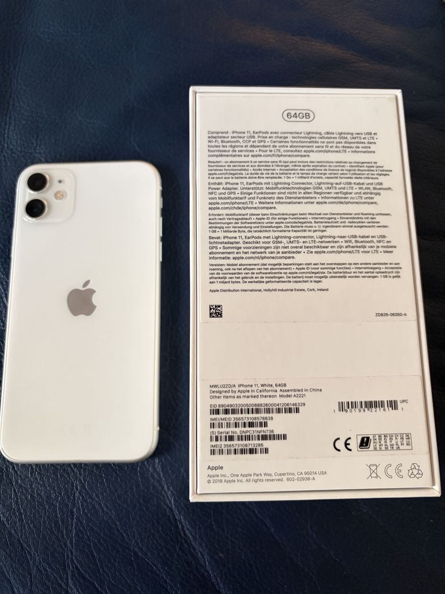 Apple Handys / Smartphones: Apple iPhone 11 64 GB weiss – Gebraucht aus Affoltern am Albis von Elle1 5