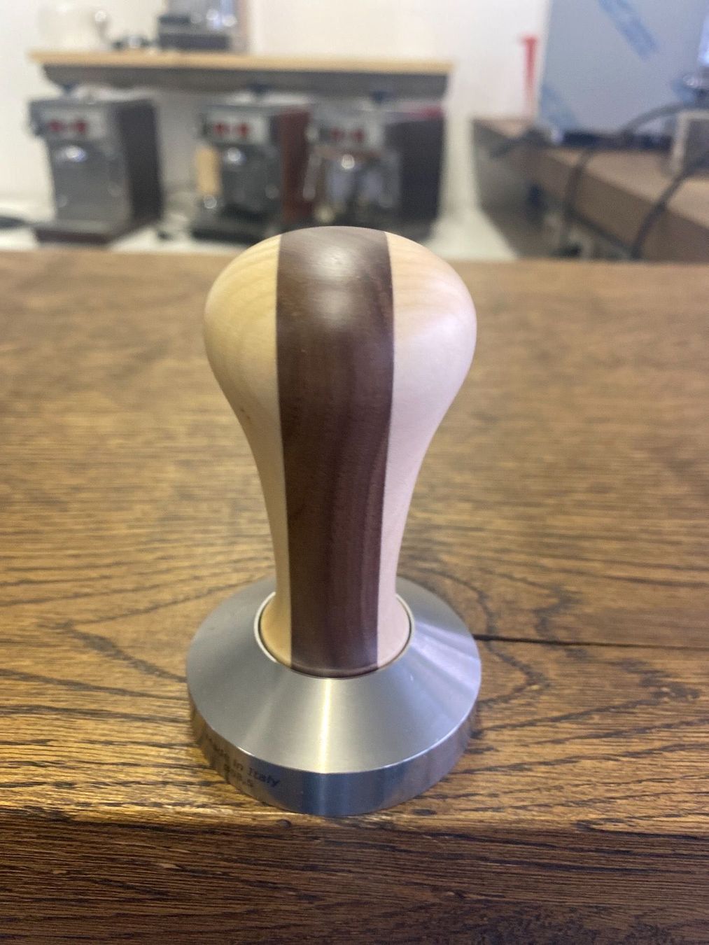 Macchine per caffè & Macchine per espresso: Tamper 58,5 zu E 61 Siebträger – Nuovo e nell'imballaggio originale da Oberbüren venduto da Olympia9245 1