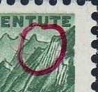 Tutti i francobolli: 57.3.**  mit 4 Retuschen, 1 Pf., Bg. 4, 21. Marke, s. Text – Nuovo (secondo la descrizione) da Spreitenbach venduto da Lienbi01 2
