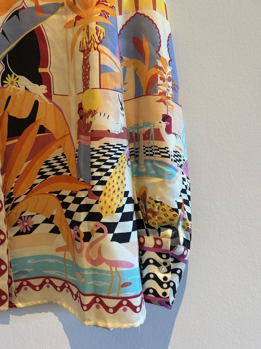 Sandro Blusen: Sandro x Louis Barthélemy Bluse, 100% Seide – Gebraucht aus Aeugst am Albis von schatzkistee 1
