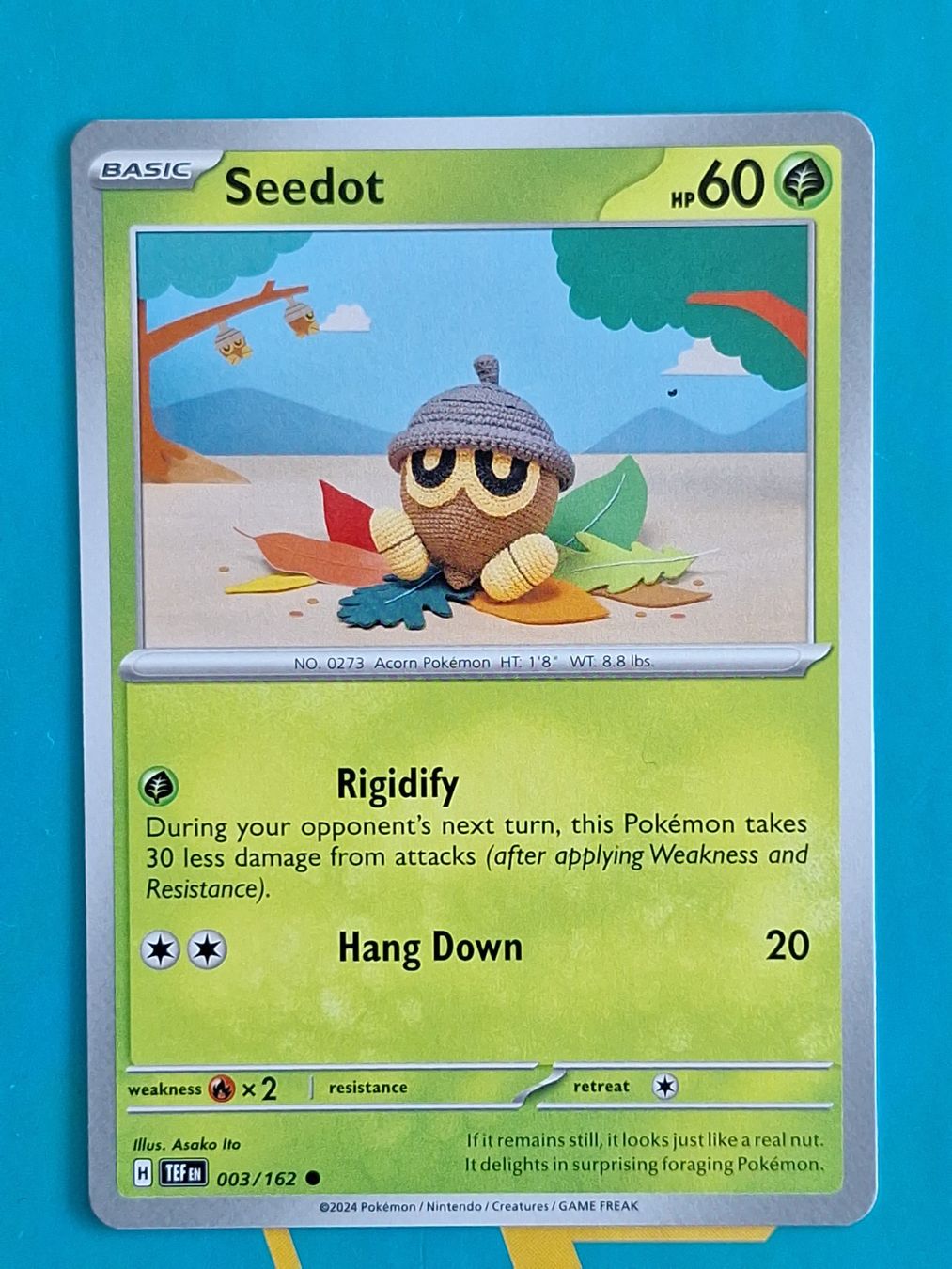 Pokémon Carte collezionabili: Seedot - Temporal Forces Pokemon - #7.1 – Usato da Altstätten SG venduto da GGsGameshop