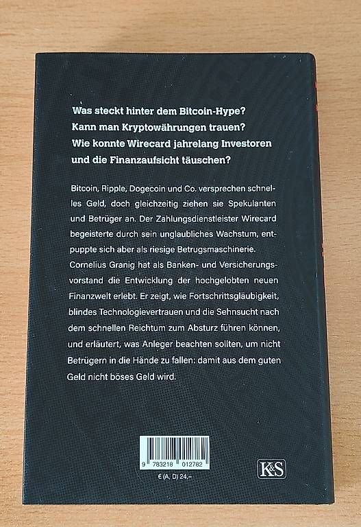 Libri: Böses Geld - Bitcoin, WIrecard & Co. – Usato da Bolken venduto da SwissWetter.shop 1