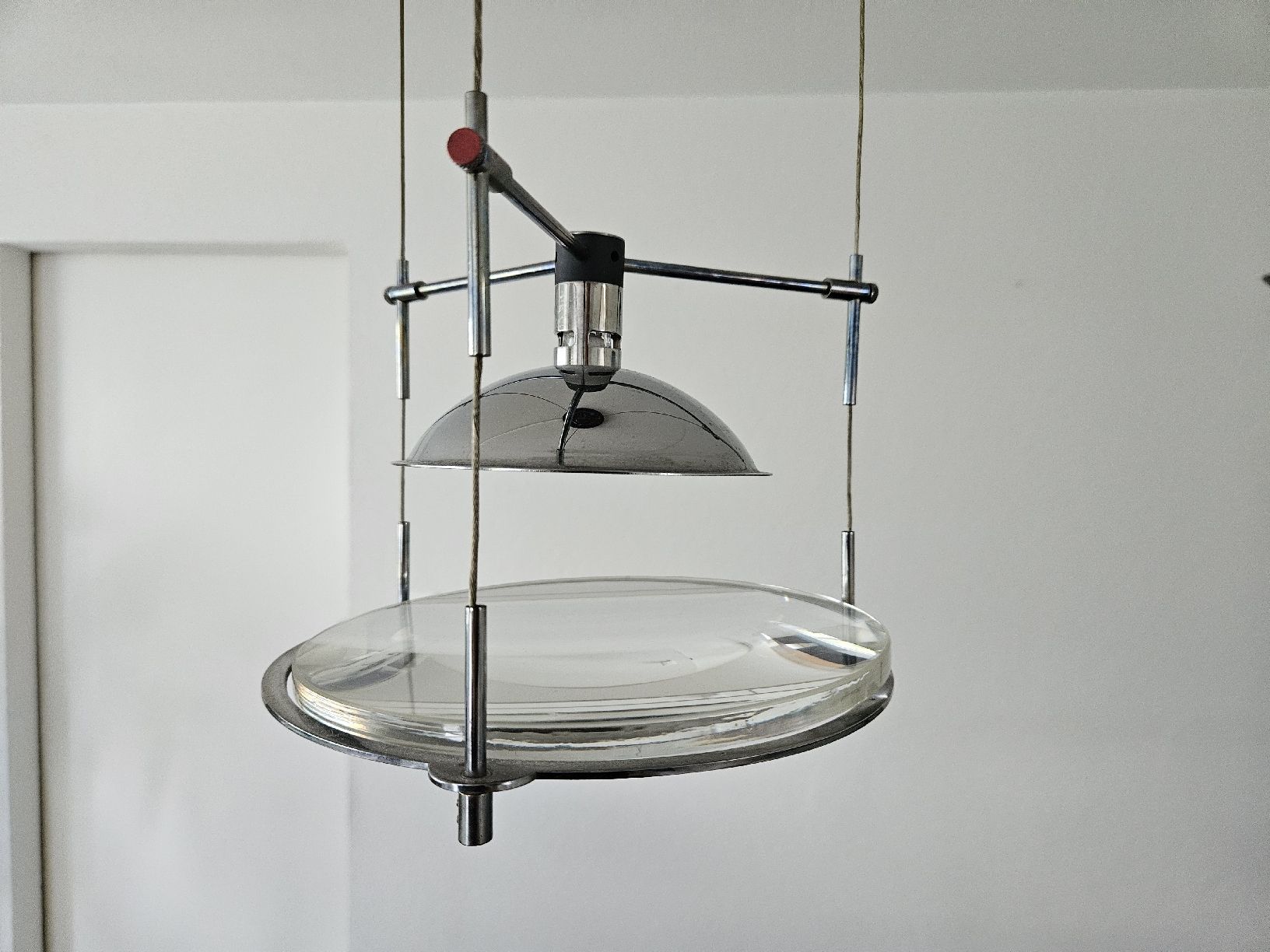 Lampadari & plafoniere: Hängeleuchte Metall Glas; Deckenlampe Retro Design – Usato da Kreuzlingen venduto da chr_pfn9 7