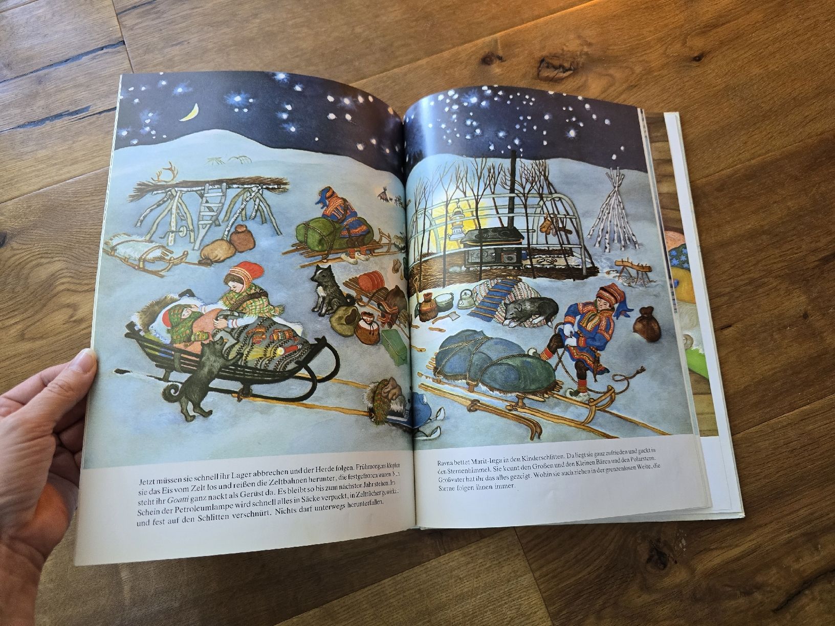 Libri: Winterliches Kinderbuch: Bei uns in Lappland, – Usato da Wittenbach venduto da Tigerlili 8