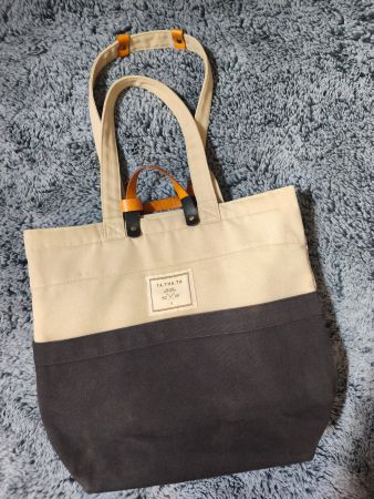 Ta.Tha.Ta Tasche blau/ creme Tasche Rucksack 2 in 1