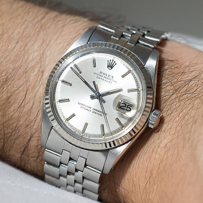 Montres: Rolex Datejust 1601 Silver Sigma de 1973 – D'occasion à Lausanne par inf_dft9 2