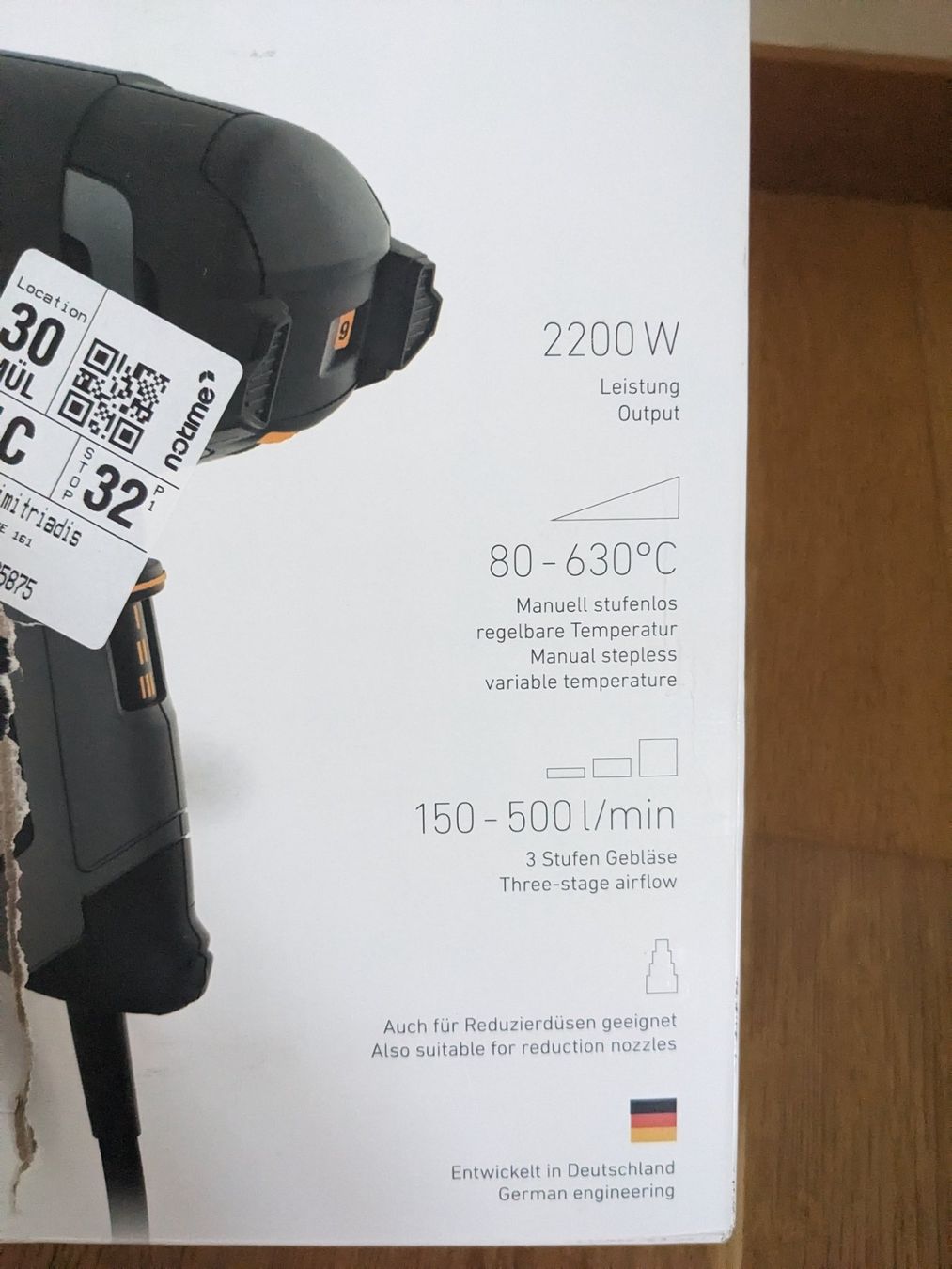 Steinel Tutti gli attrezzi: Steinel Heissluftgebläse HG 2120 E NEU – Usato da Zürich venduto da mis_dg88 1
