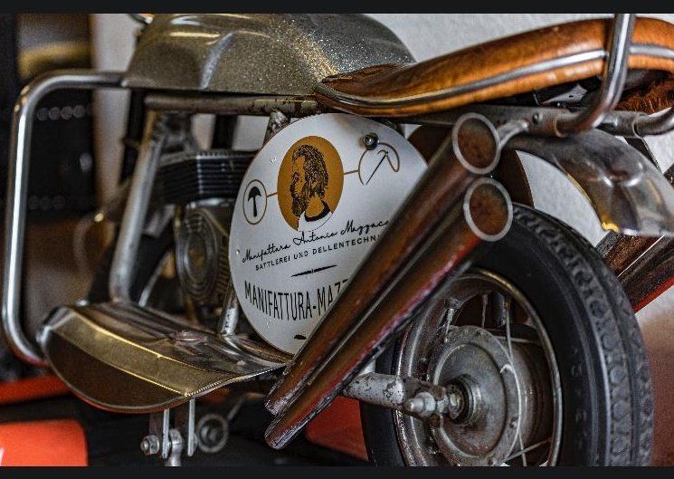 Giocattoli: Motorrad-Karusell vor der Migros von ca. 1970 – Usato da Baar venduto da 2cvbaar 1