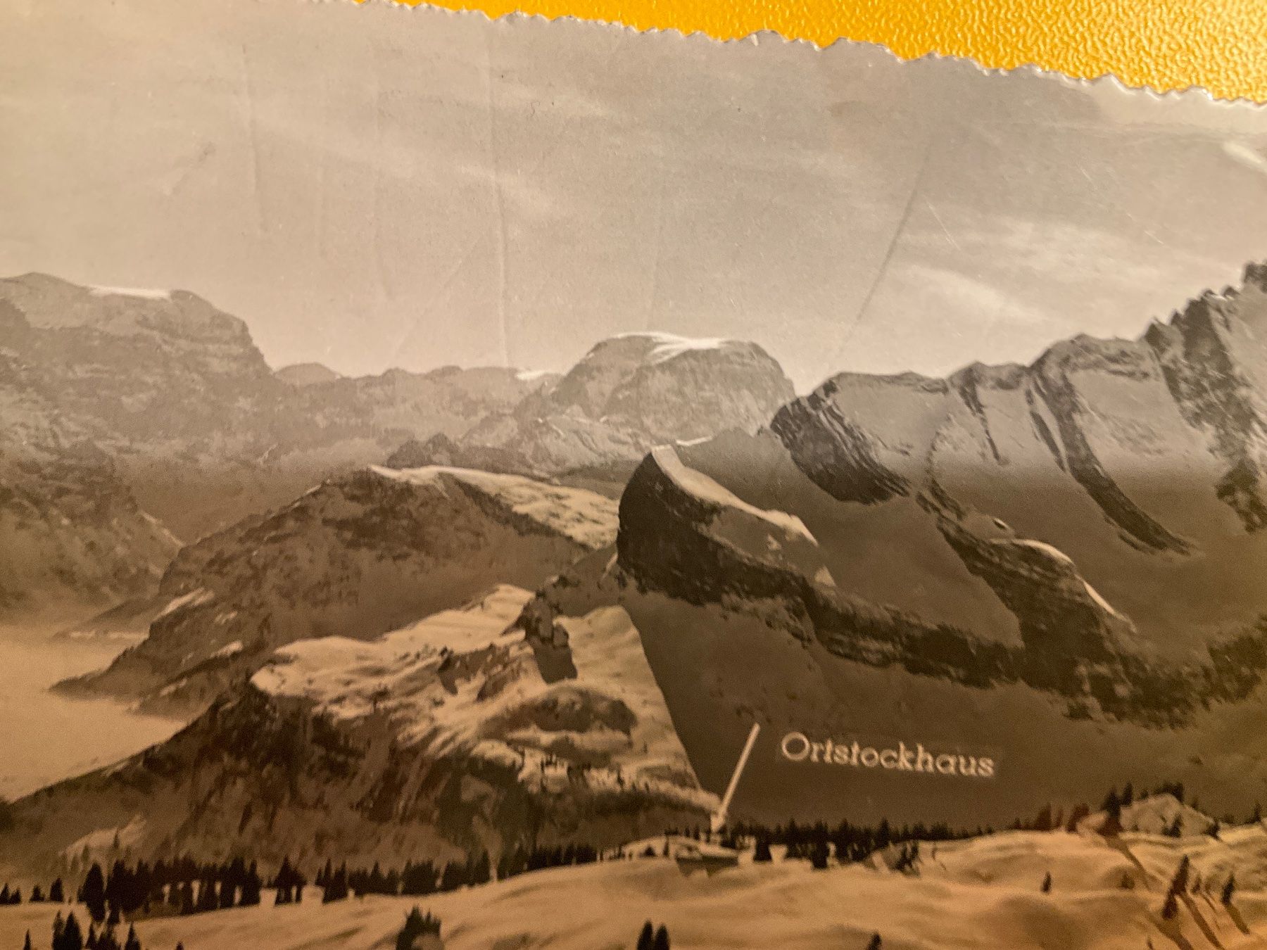 Cartes postales: 1957 Ortstockhaus Braunwald – D'occasion à Zürich par Chaeffeler 2