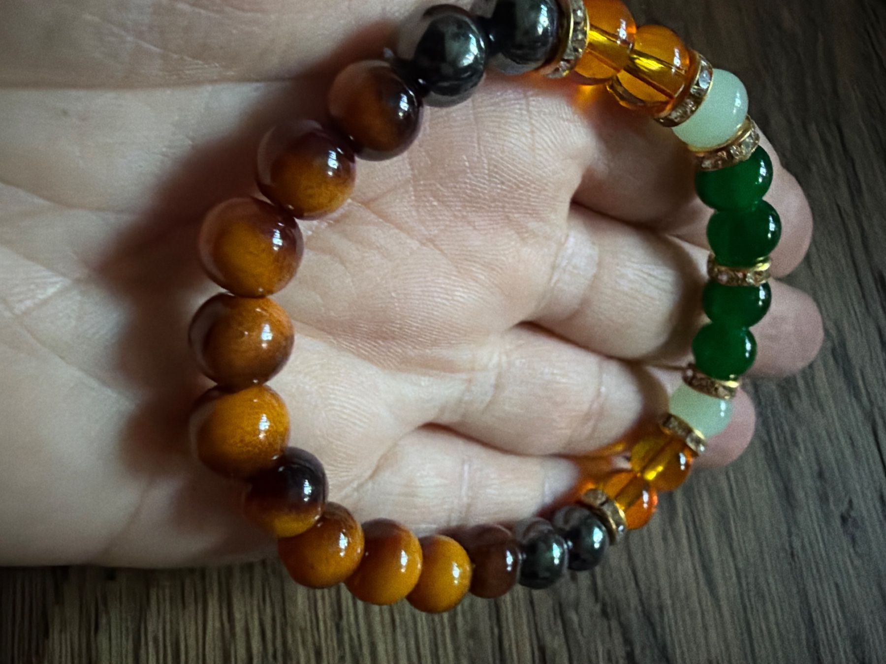 Bracciali & Braccialetti: Aventurin-Citrin - Jade Armband – Nuovo (secondo la descrizione) da Zürich venduto da pat_ql5b 1