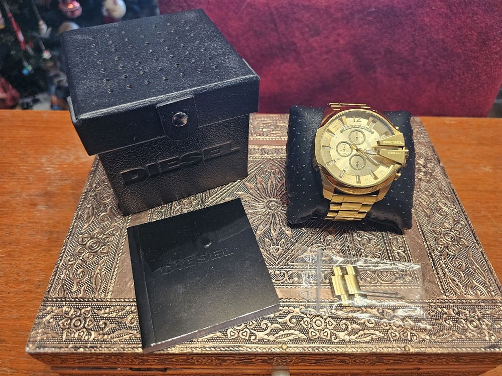 Montre Diesel Homme Dorée 3