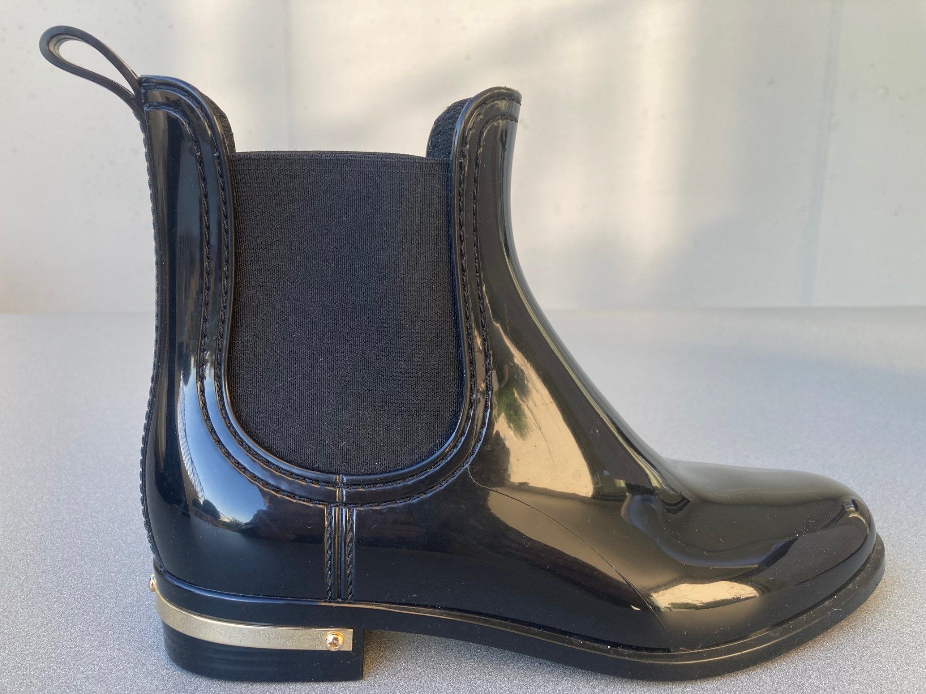 Navyboot Scarpe da donna: Navyboot Regenboots Schwarz. Gr.37 Regenstiefel anke Boots – Usato da Büron venduto da biclean 6