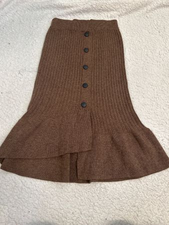Strickrock Casual Rock mit Rüschel Gr S NEU Gratis Versand