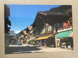 Adelboden Bern Dorfstrasse belebte AK
