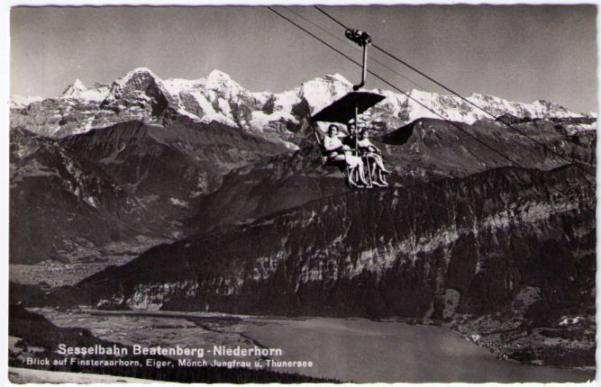 Cartes postales: Beatenberg - Sessellift Niederhorn – D'occasion à Binningen par Mountainrider