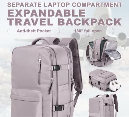 Praktischer Reise Rucksack (Handgepäck). Platzwunder