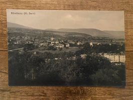 Röschenz BL // circa 1920 Dorf, damals noch Kt. Bern Laufen