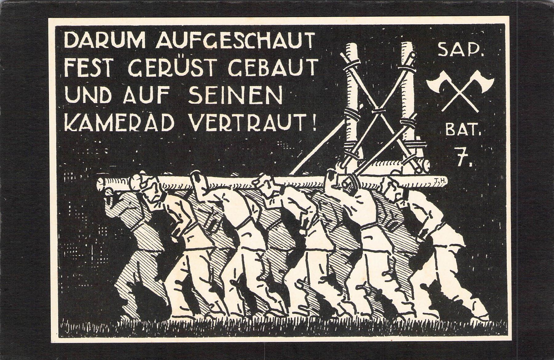 Cartoline postali: Einheitskarte Nr. 9 , SAP. BAT. 7 – Usato da Reichenburg venduto da ibiza18