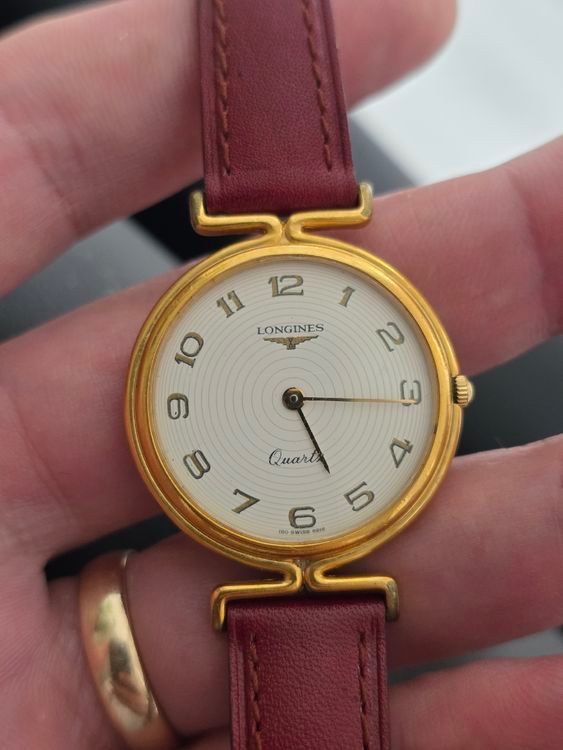 Longines Orologi: Longines Quartz Uhr mit Lederarmband – Usato da Basel venduto da abo_7yys 1