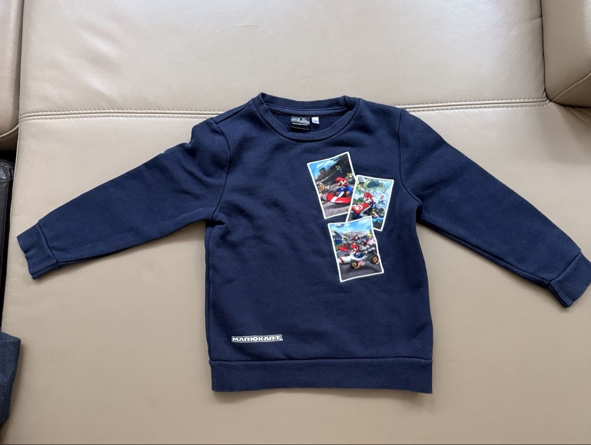 C&A Maglioni & Felpe: Kids Mario Kart Pullover Size116 – Usato da Diessenhofen venduto da mar_8cyl
