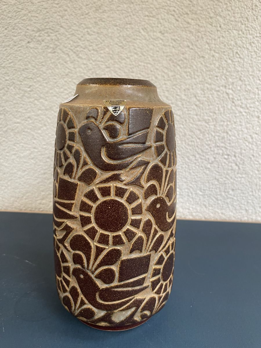 Vasi & Recipienti: Michael Adersen & Son Vase, vintage Design, braun – Usato da Bonstetten venduto da usgsuechts_vintage