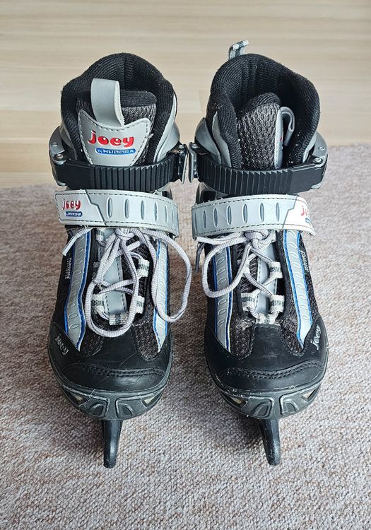 Pattini da ghiaccio: Verstellbare Kinder Schlittschuhe, Grösse 34-36 – Usato da Kappelen venduto da Vertigo5 1