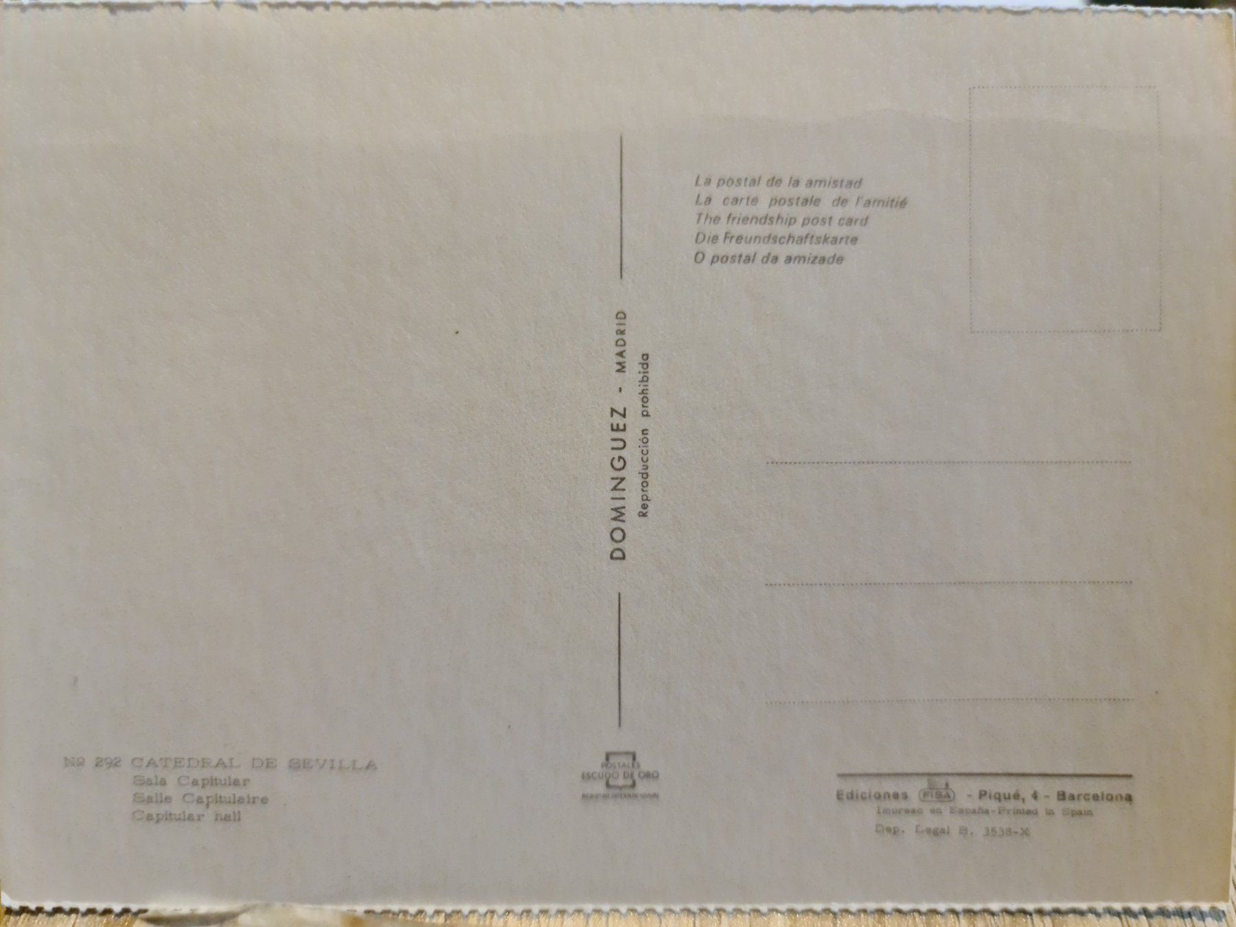 Cartoline postali: Ansichtskarte Kathedrale Sevilla Spanien – Usato da Dintikon venduto da Vexi 1