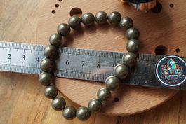 Pyrit  Kugel Armband   –Edelsteinstube Rausverkauf