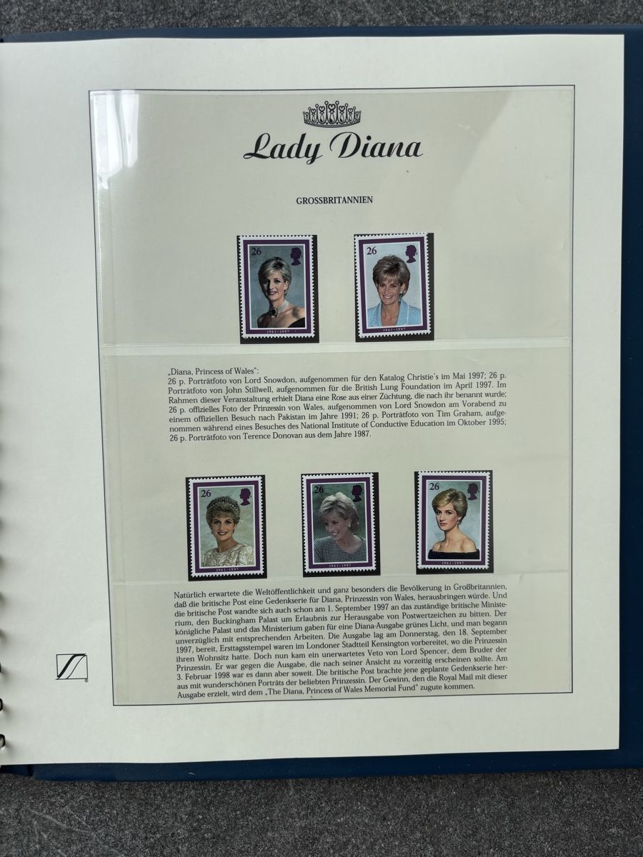 Tutti i francobolli: Lady Diana Briefmarken Sammlung – Usato da Kehrsatz venduto da Diwad 3