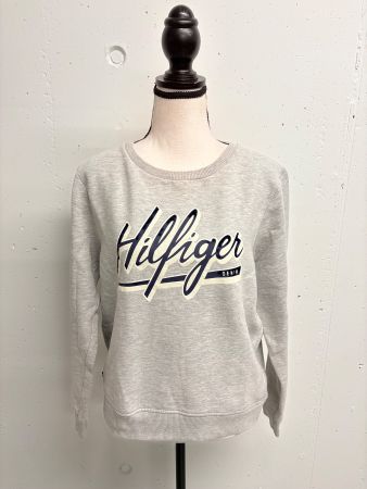 Tommy Hilfiger Pullover Grau, Gr. M Print