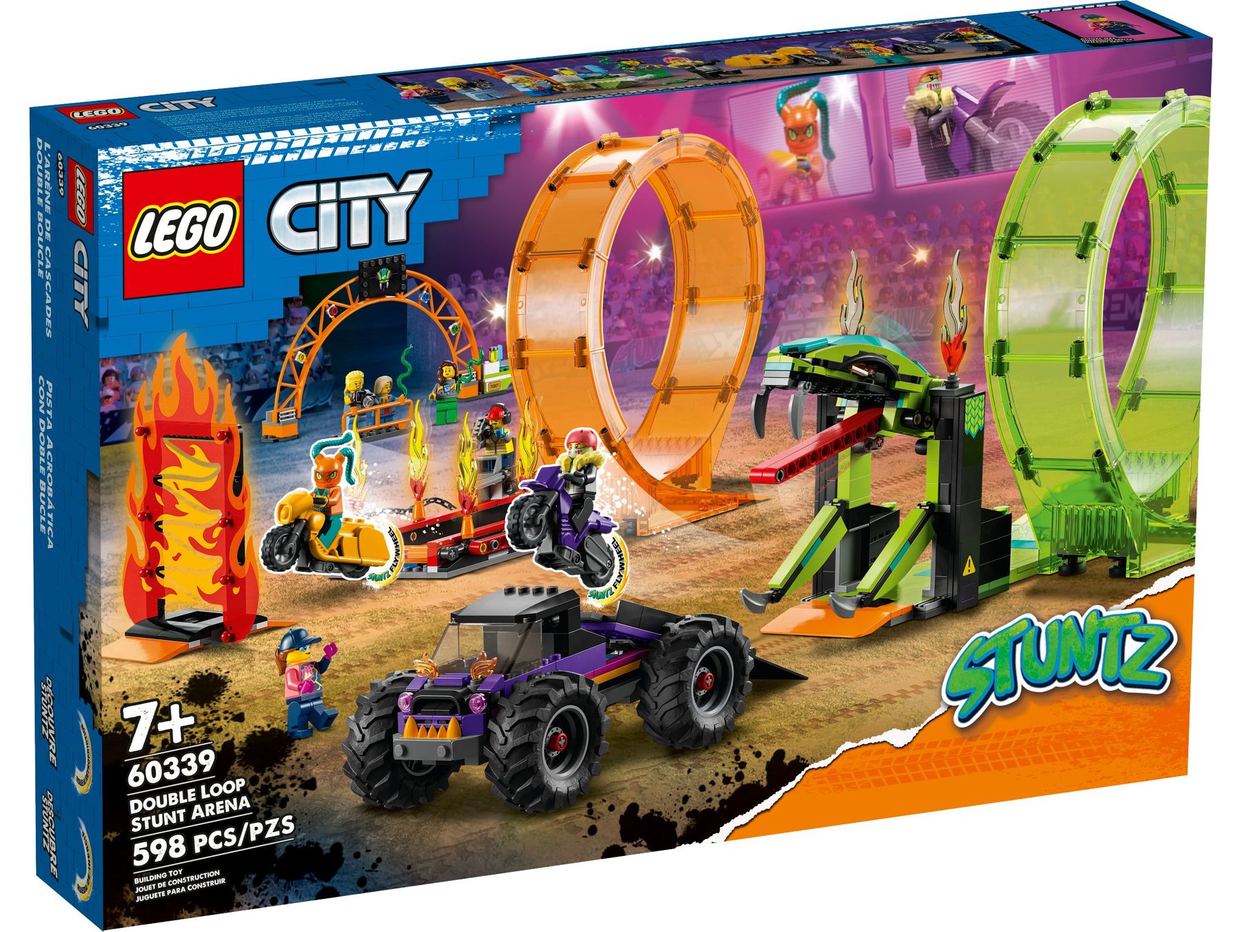 Lego Kit di costruzioni: 60399 Stuntshow-Doppellooping – Nuovo e nell'imballaggio originale da St. Gallen venduto da brickli