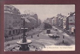 LA CHAUX DE FONDS - Neige - Attelage - 1921