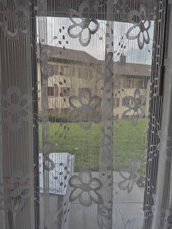 Vorhänge: Tagvorhang mit Blumenmuster – Gebraucht aus Heerbrugg von v_s_88zb