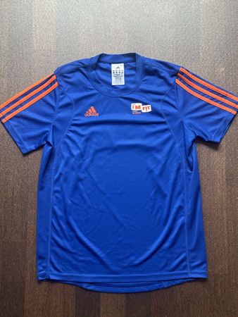 Adidas Shirt, Grösse XS, Blau/Orange, Top Zustand!