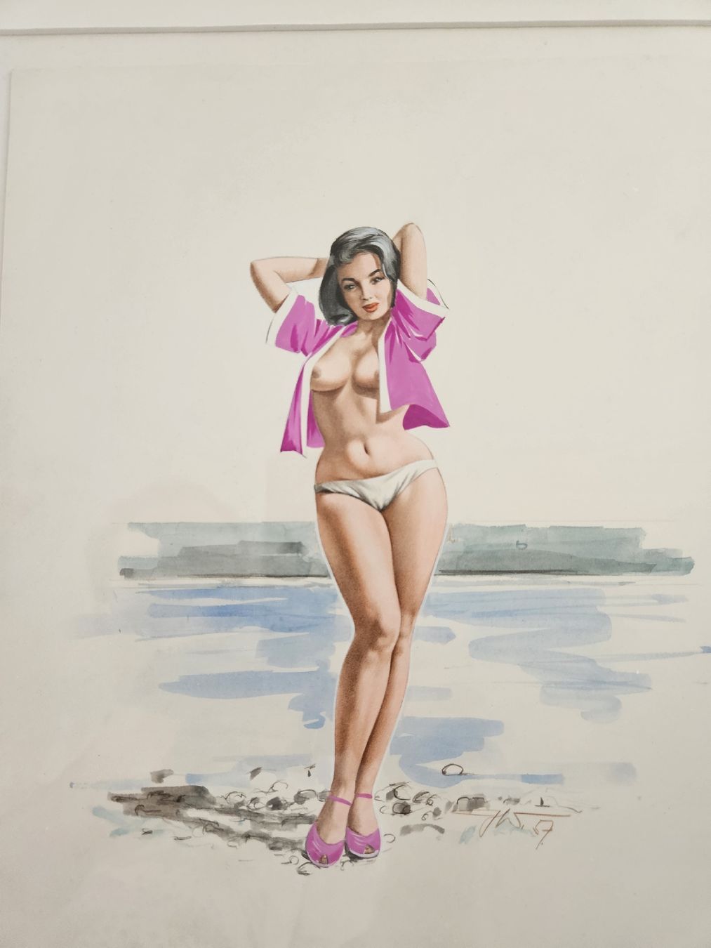 Dipinti: Jon Withcomb - Pin up Girl – Usato da Zug venduto da RAcker 1