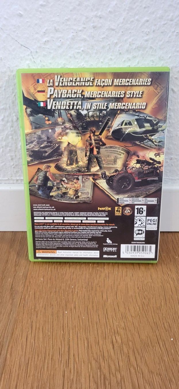Microsoft Giochi: Xbox 360 - Mercenaries 2 World in Flames – Usato da Münsingen venduto da DigitaleSpielecke 1