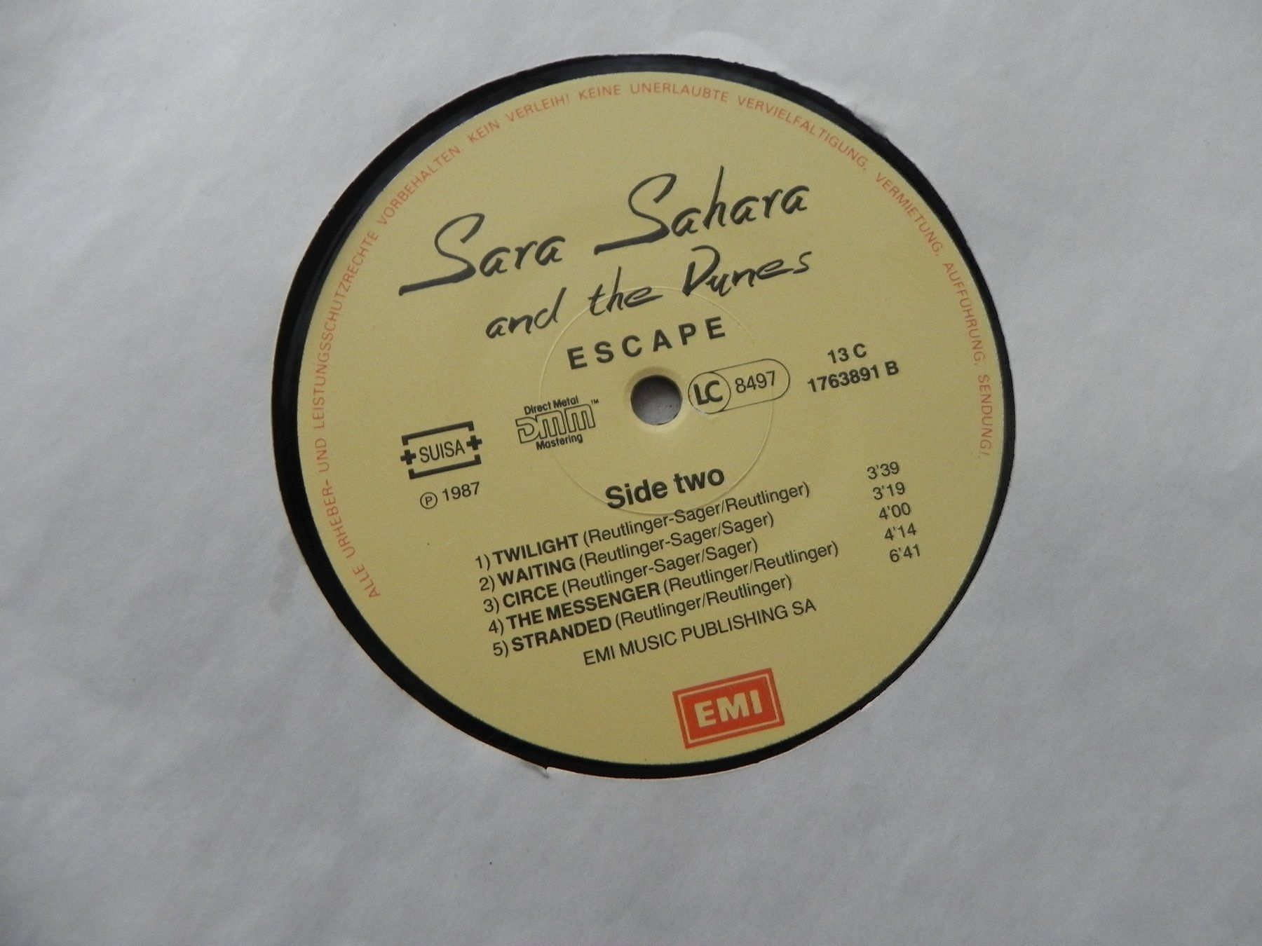 Dischi in vinile: LP CH Schweiz Synth Pop Rock Sara Sahara – Usato da Siebnen venduto da krimsie 6