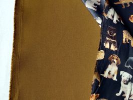 Designer Anzug Stoff Baumwolle Gabardine 1.75x1.60m oro