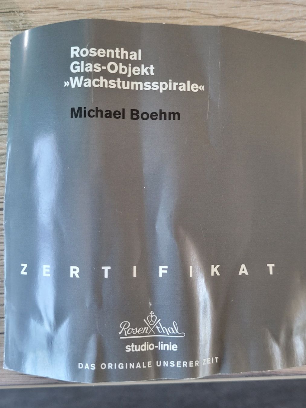 Rosenthal Vasi & Recipienti: Glasvase Rosenthal Wachstumsspirale – Nuovo (secondo la descrizione) da Zürich venduto da Engel620 2