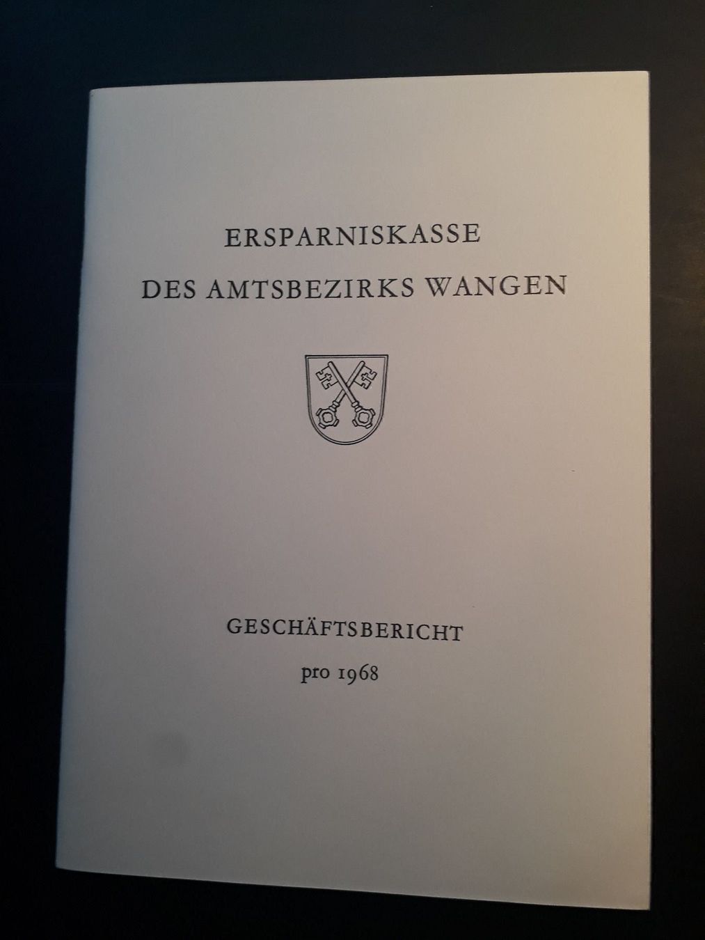 Libri: Ersparniskasse Amtsbezirk Wangen a/A – Usato da Herzogenbuchsee venduto da Herkules9