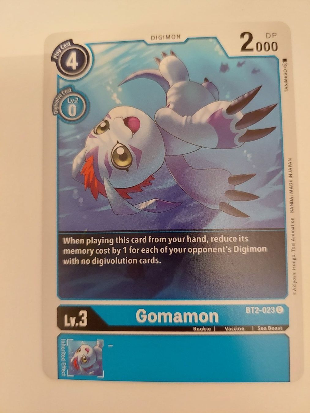 Cartoline: ◇Digimon TCG Gomamon◇ – Nuovo (secondo la descrizione) da Köniz venduto da Toyscollect