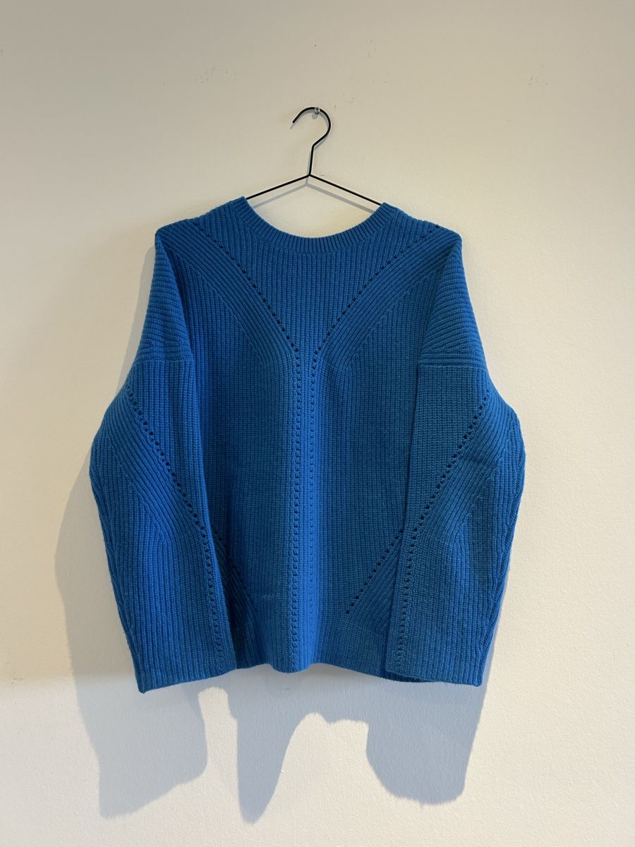 Maje Maglioni & Felpe: Maje Kaschmirpullover in Blau – Usato da Aeugst am Albis venduto da schatzkistee
