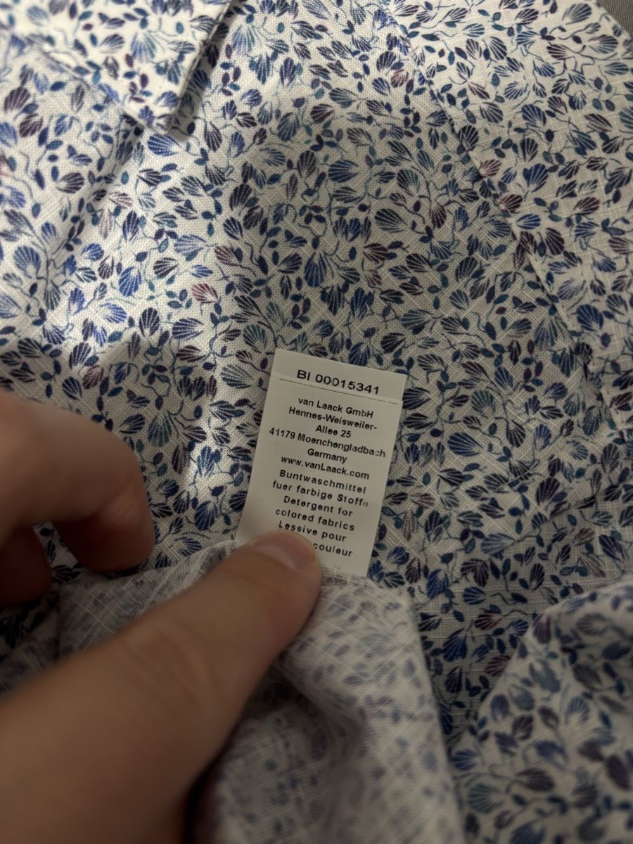 Camicie: Van Laack Men's Shirt, Size 40, Floral Pattern, Longsleeve – Nuovo (secondo la descrizione) da Lutry venduto da jul_j2lg 4