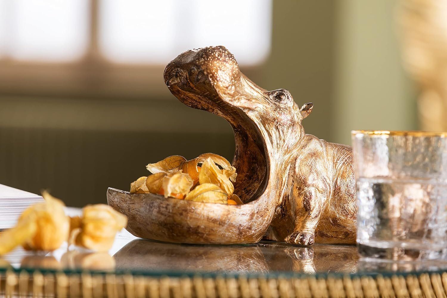 Kare Statuette: KARE DESIGN Statuette Figurine Nilpferd – Nuovo e nell'imballaggio originale da Lopagno venduto da CLep 2